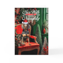 Natal Black Tan Coonhound Naughn ou Nice