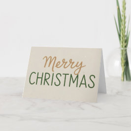 Cartão De Festividades Natal Boho Rústico Alegre