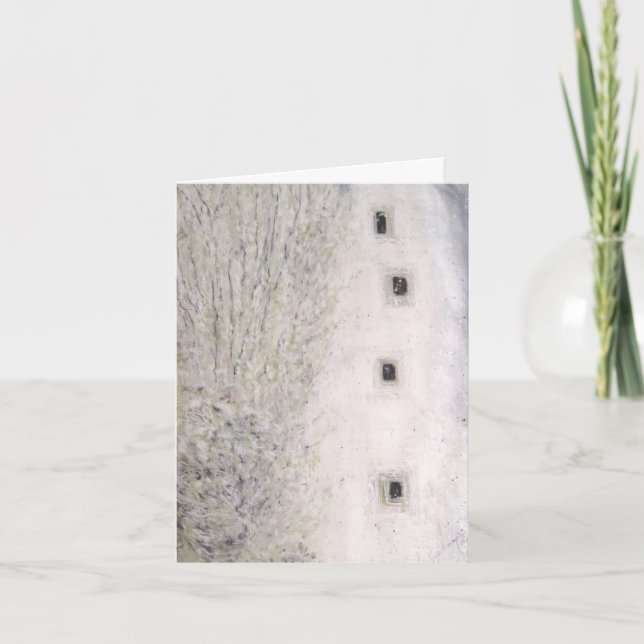 CARTÃO DE FESTIVIDADES NATAL BRANCO (Frente)