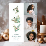 Cartão De Festividades Natal Clássico Mint Botanical JOY Foto Collage<br><div class="desc">💌 compartilhar o amor e espalhar alegria de feriado com o meu cartão de saudação cuidadosamente trabalhado. Este cartão é uma canvas de desejos de férias para amigos, familiares e faculdades. Eu adorava os designs cativantes e isso definia toda a minha coleção de férias. Espero que você ame as cartas...</div>