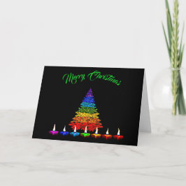 Cartão De Festividades Natal Colorido