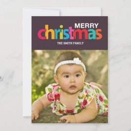 Cartão De Festividades natal colorido