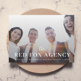 Cartão De Festividades Natal comercial | Foto moderna do grupo corporativ