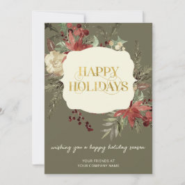 Cartão De Festividades Natal corporativo