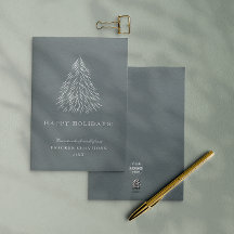 Natal corporativo mínimo moderno de feriados feliz