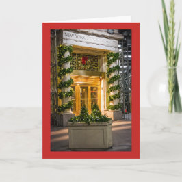 Cartão De Festividades Natal da Bolsa de Valores NY