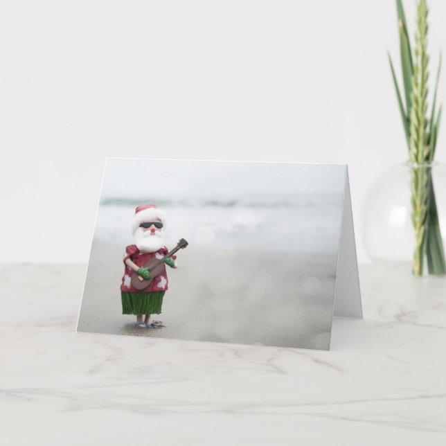 Cartão De Festividades Natal da Califórnia (Frente)