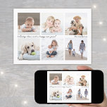 Cartão De Festividades Natal da Colagem de Fotos do Script Minimalista Mo<br><div class="desc">Compartilhe as alegrias simples dos feriados e 6 das suas fotos favoritas com cartões modernos minimalistas de "alegria de férias e um feliz ano novo". Todo o texto desta modelo pode ser personalizado com qualquer redação, como Feliz Natal, Felizes Feriados, Saudações de Sábios, Desejos Felizes, etc. O simples design de...</div>