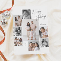 Natal da Colagem de Fotos Moderna Minimalista 9