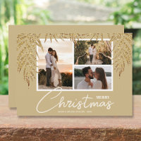 Natal da Colagem de Fotos Tropicais