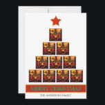 Cartão De Festividades Natal da Collage em Árvore<br><div class="desc">Mande alegria festiva com nossos cartões de saudação de Natal personalizados, com um design de colagem fotográfica único em forma de árvore de Natal. Perfeito por compartilhar memórias e espalhar alegria de férias com entes queridos. Personalizável com suas fotos favoritas para uma saudação especial e simples desta temporada de festas....</div>