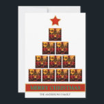 Cartão De Festividades Natal da Collage em Árvore<br><div class="desc">Mande alegria festiva com nossos cartões de saudação de Natal personalizados, com um design de colagem fotográfica único em forma de árvore de Natal. Perfeito por compartilhar memórias e espalhar alegria de férias com entes queridos. Personalizável com suas fotos favoritas para uma saudação especial e simples desta temporada de festas....</div>