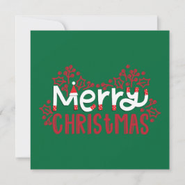 Cartão De Festividades Natal da Companhia de Feliz Minimista