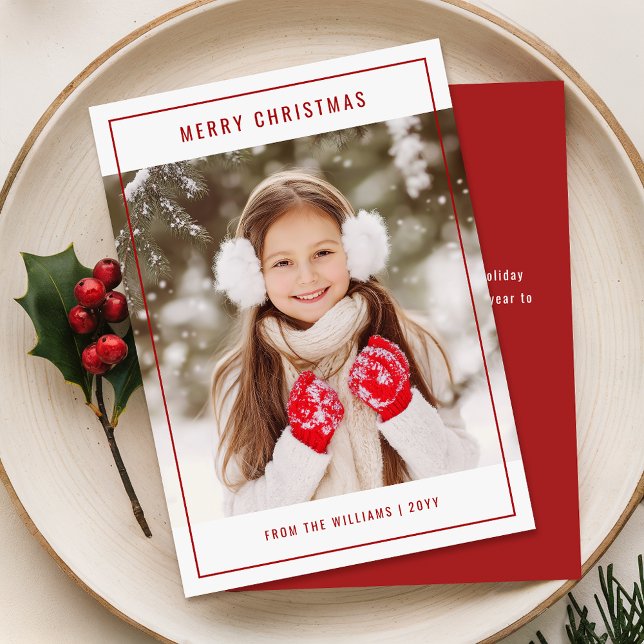 Cartão De Festividades Natal da família de Na moda modernos (Criador carregado)