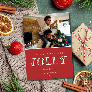 Cartão De Festividades Natal da família Jolly