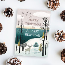 Natal da floresta e Ano Novo | Floresta de inverno