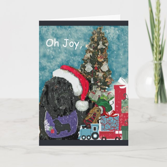 Cartão De Festividades Natal da Terra Nova (Frente)