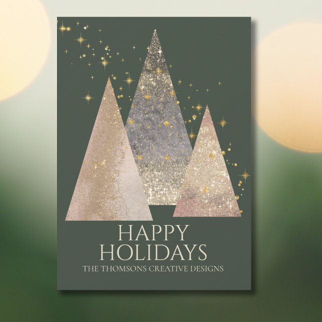 Cartão De Festividades Natal das empresas festivas do Elegante (Criador carregado)