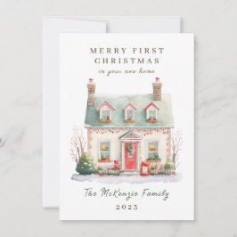 Cartão De Festividades Natal de 1rua em Nova Casa