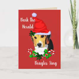 Cartão De Festividades Natal de Beagle