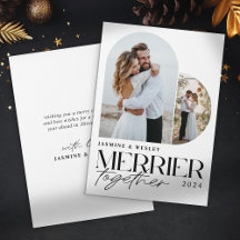 Natal de Casamento Minimalista Feliz Juntos