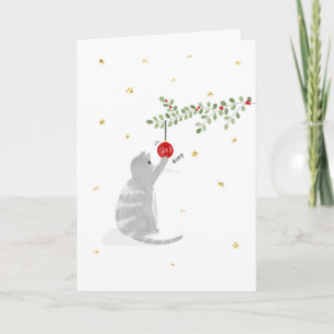 Cartão De Festividades Natal de Cat Boop