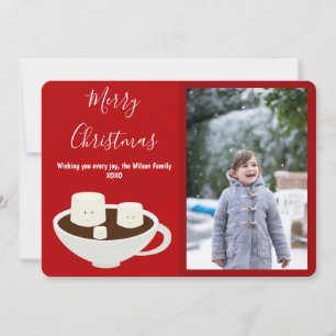 Cartão De Festividades Natal de Chocolate Quente