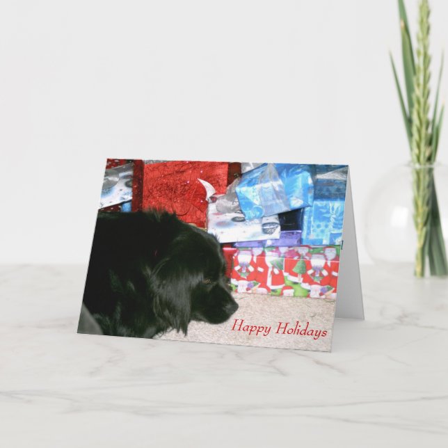 Cartão De Festividades Natal de espera de Athena (Frente)