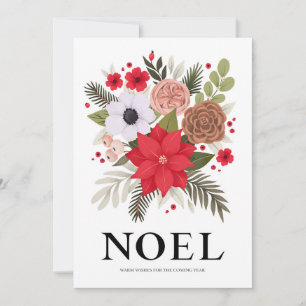 Cartão De Festividades Natal de Foto em Dois Lados