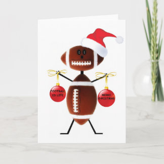 Cartão De Festividades Natal de futebol