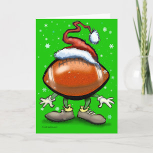 Cartão De Festividades Natal de futebol