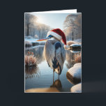 Cartão De Festividades NATAL DE HERÓIS AZUL excelente - WILDLIFE WINTER<br><div class="desc">Excelente Blue Heron Natal Este cartão de Natal é um lembrete espantoso da beleza e graça durante o período de férias. O Herão Azul Excelente exude uma sensação de maravilha e alegria, inspirando-nos a todos a abraçar esta época mágica do ano. Prepare-se para espalhar alegria e felicidade este Natal com...</div>