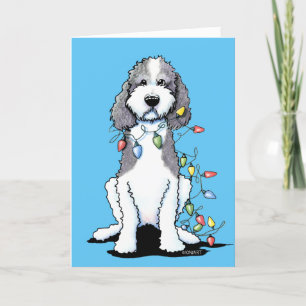 Cartão De Festividades Natal de Inverno Parti Doodle