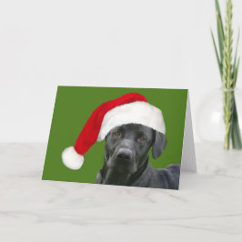 Cartão De Festividades Natal de laboratório negro