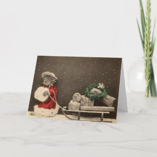 Cartão De Festividades Natal de Meowy