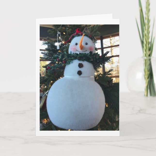 CARTÃO DE FESTIVIDADES ****NATAL DE MERCADORIAS "BONITO" *** (Frente)