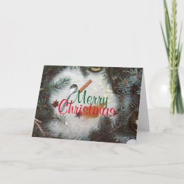 Cartão De Festividades NATAL DE MERCADORIAS Personalizado COM ORNAMENTOS