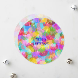 CARTÃO DE FESTIVIDADES NATAL DE MERCADORIAS PERSONALIZADO E COM COR ESPAR