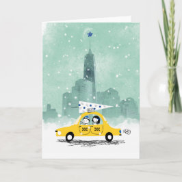 Cartão De Festividades Natal de New York