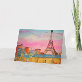 Cartão De Festividades Natal de Paris