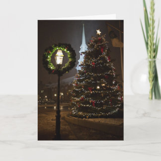 Cartão De Festividades Natal de Portsmouth NH