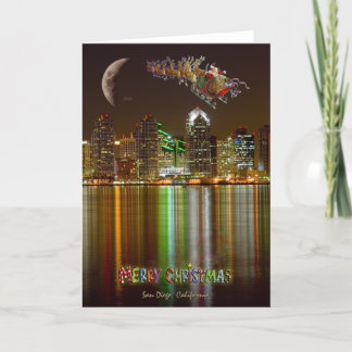 Cartão De Festividades Natal de San Deigo
