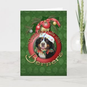 Cartão De Festividades Natal - Deck the Halls - Berners