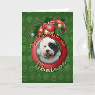 Cartão De Festividades Natal - Deck the Halls - Tibetanos
