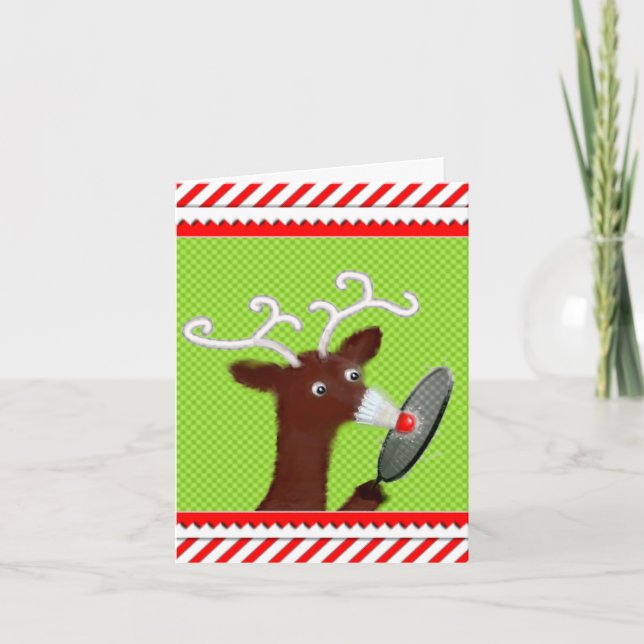 Cartão De Festividades Natal Divertido (Frente)