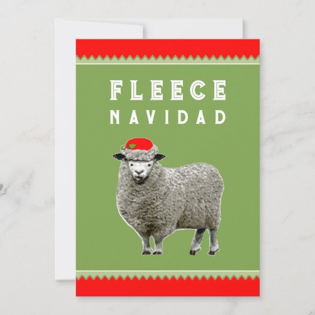 Cartão De Festividades Natal Divertido (Frente)
