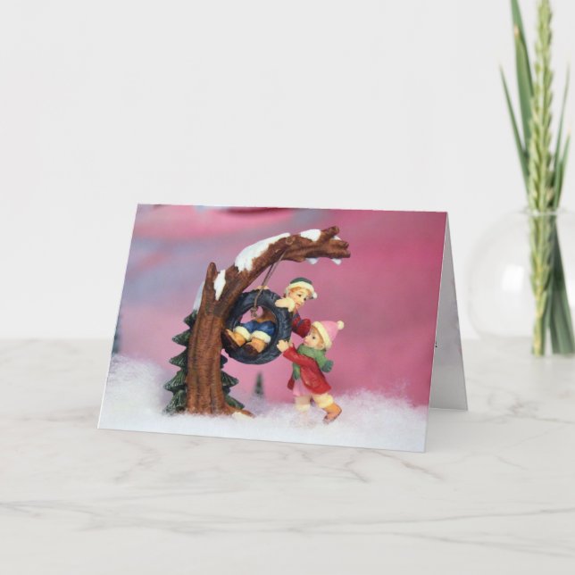 Cartão De Festividades Natal divertido (Frente)