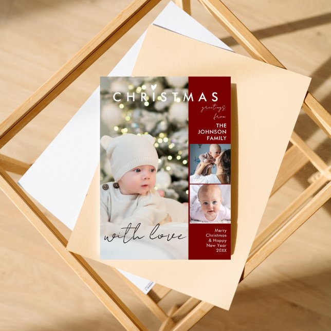 Cartão De Festividades Natal do Cobrir da Revista Fotográfica Moderna (Criador carregado)