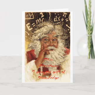 Cartão De Festividades Natal do Coguete