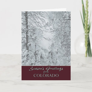 Cartão De Festividades Natal do Colorado Card